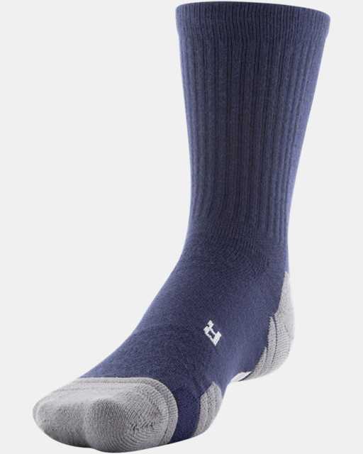 Under Armour UA Performance Men's Socks Blue Baseball Large L for sale online 